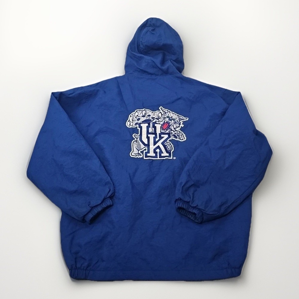 Vintage Starter Jacket UK Kentucky Wildcats Blue‎ Men L Old Wildcat Logo Mint
